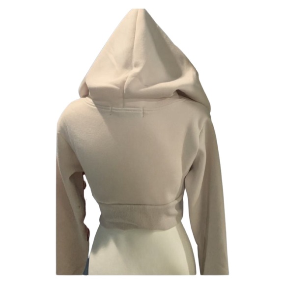 Unique in Style Cropped Corset Hoodie - Picture 2 of 5